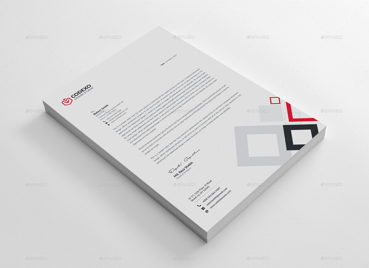 Letterhead, Print Templates GraphicRiver